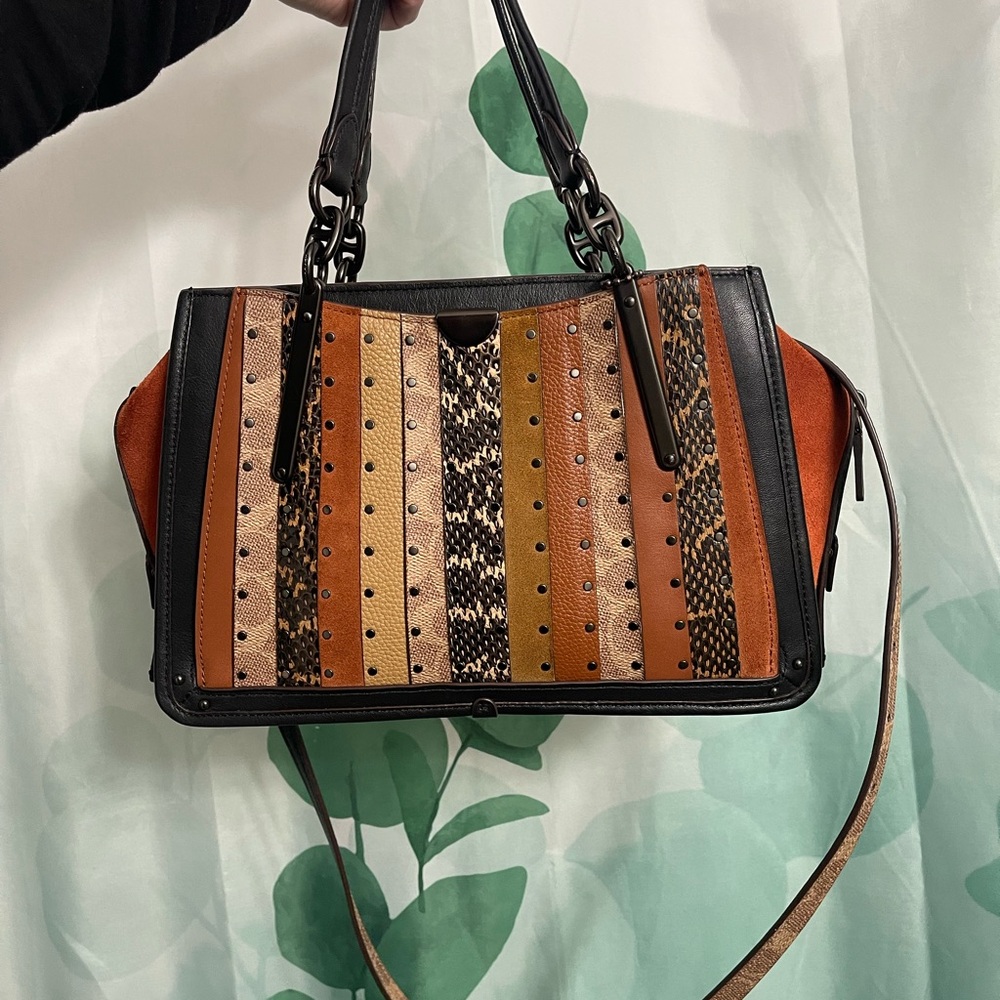 Coach Snakeskin Patchwork Dreamer 21